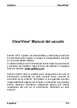 Preview for 115 page of Optelec ClearView+ User Manual