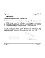 Preview for 7 page of Optelec comapct 5 HD User Manual