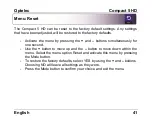 Preview for 43 page of Optelec Compact 5 HD User Manual
