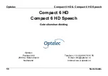 Preview for 58 page of Optelec Compact 6 HD User Manual