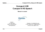 Preview for 184 page of Optelec Compact 6 HD User Manual