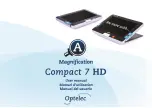 Optelec Compact 7 HD User Manual preview