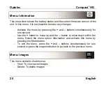 Preview for 26 page of Optelec Compact+ HD User Manual