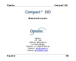 Preview for 127 page of Optelec Compact+ HD User Manual