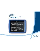 Preview for 1 page of Optelec compact mini User Manual