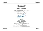 Preview for 45 page of Optelec Compact+ User Manual