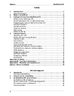 Preview for 2 page of Optelec MultiView HD User Manual