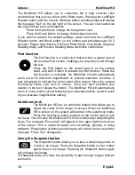 Preview for 14 page of Optelec MultiView HD User Manual