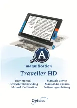 Optelec Traveller HD User Manual preview