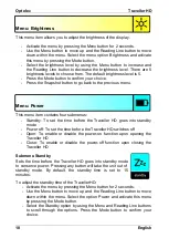 Preview for 18 page of Optelec Traveller HD User Manual
