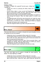 Preview for 20 page of Optelec Traveller HD User Manual