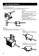 Предварительный просмотр 8 страницы OPTEX FA CS-30TAC Instruction Manual