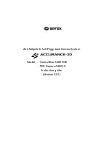 Optex Accurance-3D A3001CB Instruction Manual preview