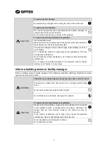 Preview for 3 page of Optex Accurance-3D A3001CB Instruction Manual