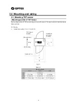 Preview for 12 page of Optex Accurance-3D A3001CB Instruction Manual