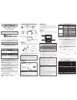 Optex BA–30TA–S User Manual preview