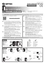 Optex BX SHIELD Series Installation Instructions Manual preview