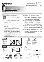 Preview for 1 page of Optex BX SHIELD Quick Start Manual