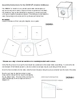 Preview for 1 page of Optex DXBHUF Assembly Instructions