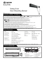 Optex Elite OA-603 Installation Instructions Manual preview