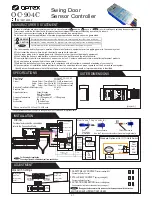 Preview for 9 page of Optex Elite OA-603 Installation Instructions Manual