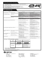 Preview for 10 page of Optex Elite OA-603 Installation Instructions Manual