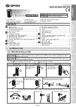 Optex Fit Series Installation Instructions Manual preview