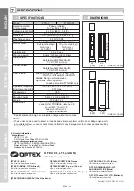 Preview for 10 page of Optex Fit Series Installation Instructions Manual