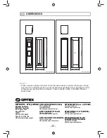 Preview for 20 page of Optex FTN-R Installation Instructions Manual