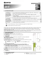 Optex GEN-DC Installation Instructions preview