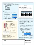 Preview for 2 page of Optex GENIO ST Quick Start Manual