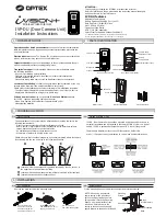 Optex iVISION+ IVP-DU Installation Instructions preview