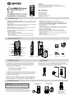 Optex iVision+ IVP-HU Installation Instructions And Operators Manual preview