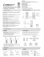 Optex iVision Plus IVP-DU Installation Instructions Manual предпросмотр