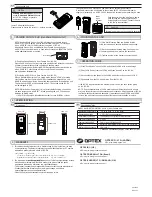 Preview for 2 page of Optex IVP-DU Installation Instructions