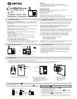 Optex IVP-GU iVISION+ Installation Instructions предпросмотр