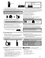 Предварительный просмотр 2 страницы Optex IVP-GU iVISION+ Installation Instructions