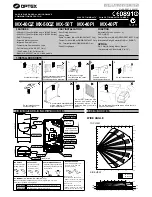 Preview for 1 page of Optex MX-40QZ Installation Instructions