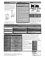 Preview for 2 page of Optex MX-40QZ Installation Instructions