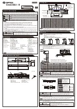 Optex OA-AXIS I Operation Manual preview