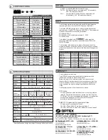 Preview for 4 page of Optex OML-ST Installation Instructions