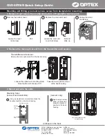 Optex OVS-50TNR Quick Setup Manual preview