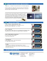 Preview for 2 page of Optex OVS-6000 Quick Setup Manual