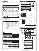 Preview for 1 page of Optex Pro Swing PREMIER T Specification Manual