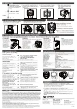 Preview for 2 page of Optex PRO WAVE Installation Instructions