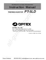 Optex PT-5LD Instruction Manual preview