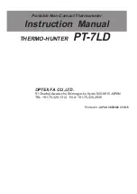 Preview for 1 page of Optex PT-7LD Instruction Manual