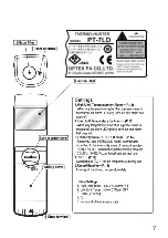 Preview for 7 page of Optex PT-7LD Instruction Manual