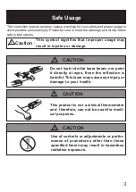 Preview for 37 page of Optex PT-7LD Instruction Manual