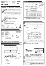 Optex QA-AXIS II Manual preview